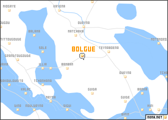 map of Bolgué