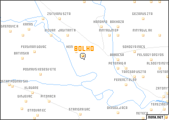 map of Bolhó