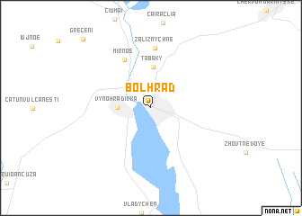 map of Bolhrad