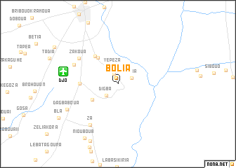 map of Bolia