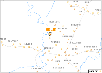 map of Bolia