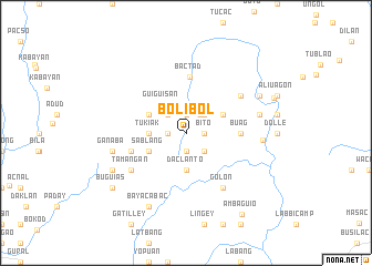 map of Bolibol