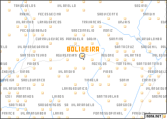 map of Bolideira