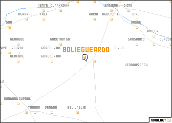 map of Boliègué Ardo