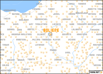 map of Bolière