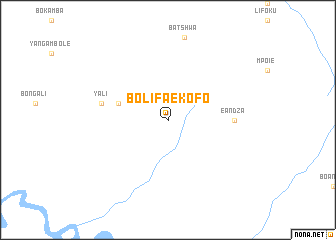 map of Bolifa-Ekofo