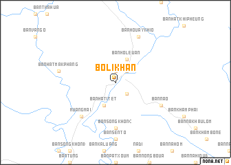 map of Bolikhan