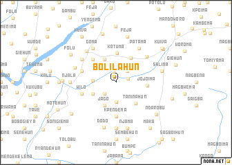 map of Bolilahun