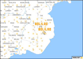map of Bolilao