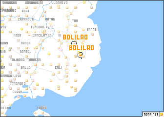 map of Bolilao