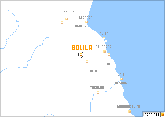 map of Bolila