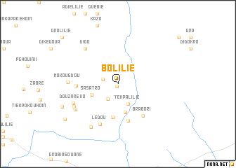 map of Bolilié