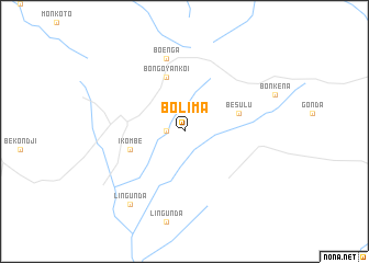 map of Bolima