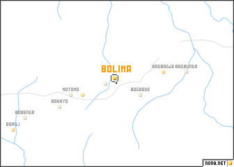 map of Bolima