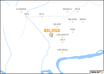 map of Bolingo