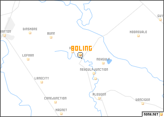 map of Boling