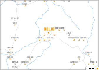 map of Bolio