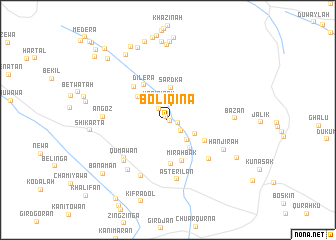 map of Boliqina