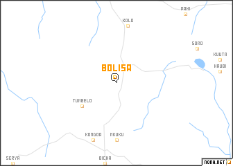 map of Bolisa