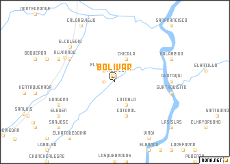 map of Bolívar