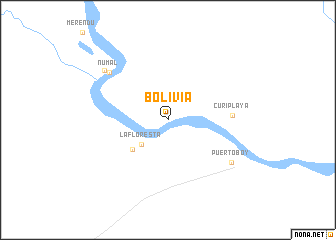 map of Bolivia