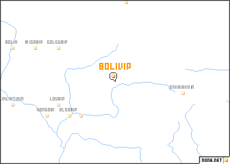 map of Bolivip