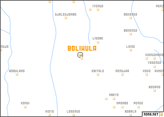 map of Boliwula