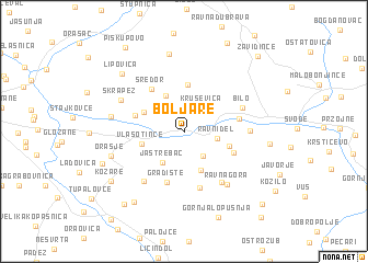 map of Boljare