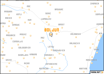 map of Boljun