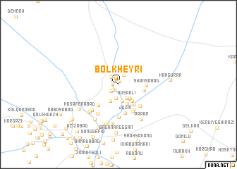 map of Bolkheyrī