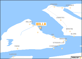 map of Bolla