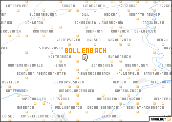 map of Bollenbach