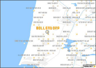 map of Bollendorp