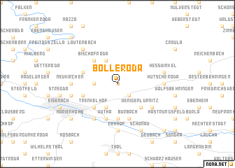 map of Bolleroda