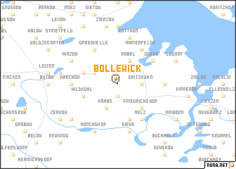 map of Bollewick