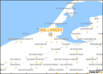 map of Bollhagen