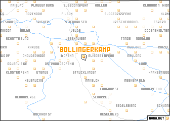 map of Bollingerkamp