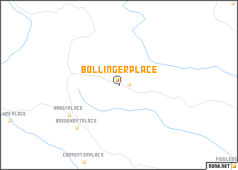 map of Bollinger Place