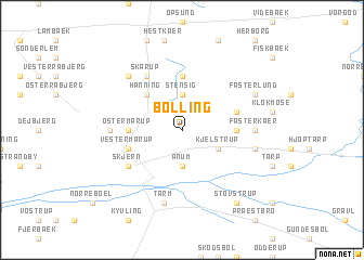 map of Bølling