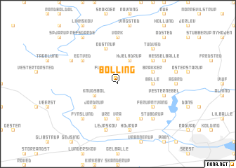 map of Bølling