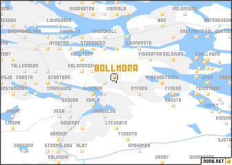 map of Bollmora