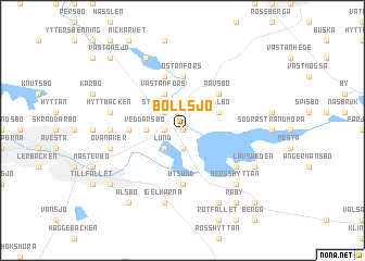 map of Bollsjö