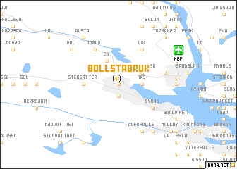 map of Bollstabruk