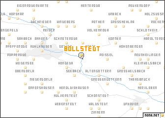 map of Bollstedt