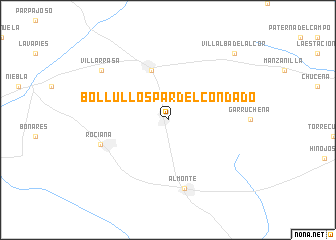 map of Bollullos par del Condado