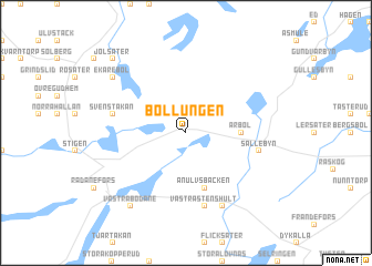 map of Bollungen