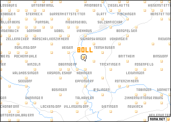 map of Boll