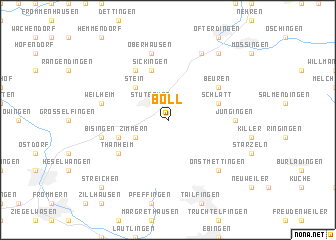 map of Boll