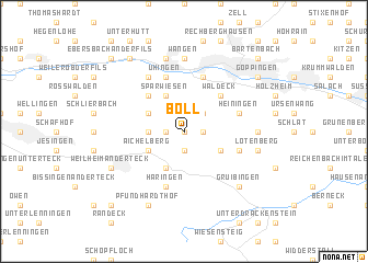 map of Boll