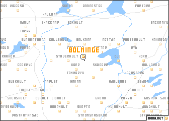 map of Bölminge